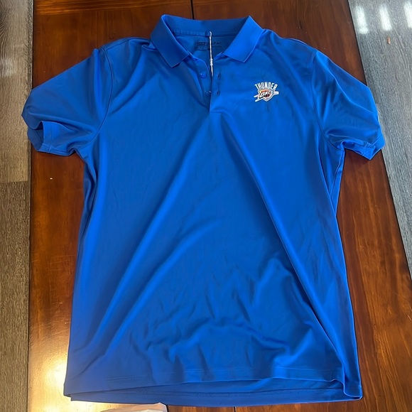 Oklahoma City Thunder Nike Golf Short Sleeve Polo - Picture 1 of 3